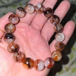 12mm Fire Quartz Bracelet